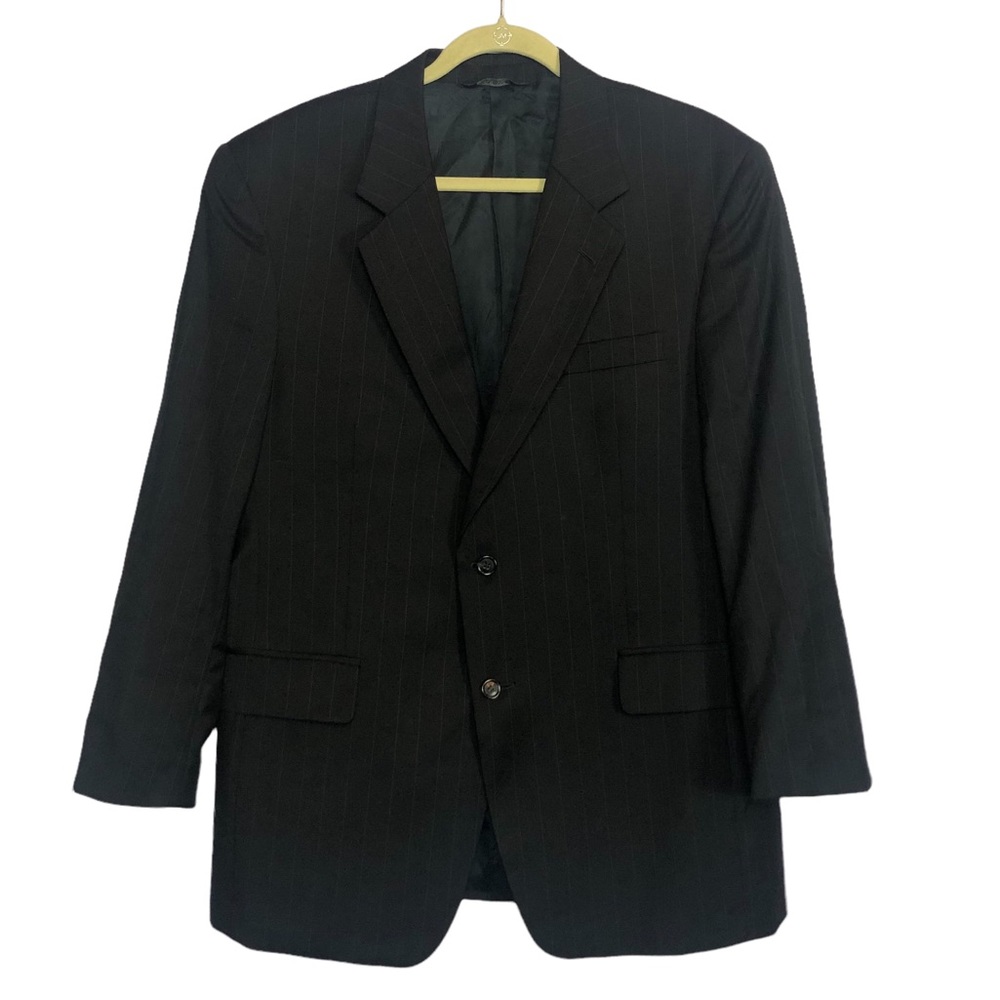 Jos A Bank Mens Black Blazer size 43 - Picture 2 of 14